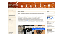 Desktop Screenshot of musik-heckmann.de